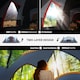 image 3 of Outsunny Outdoor  Camping Tent For 5-6 W/ Bag, Fibreglass & Steel Frame