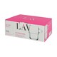 image 5 of LAV Cozy Stacking Glass Coffee Cups & Saucers 12pc Set - 350ml Clear