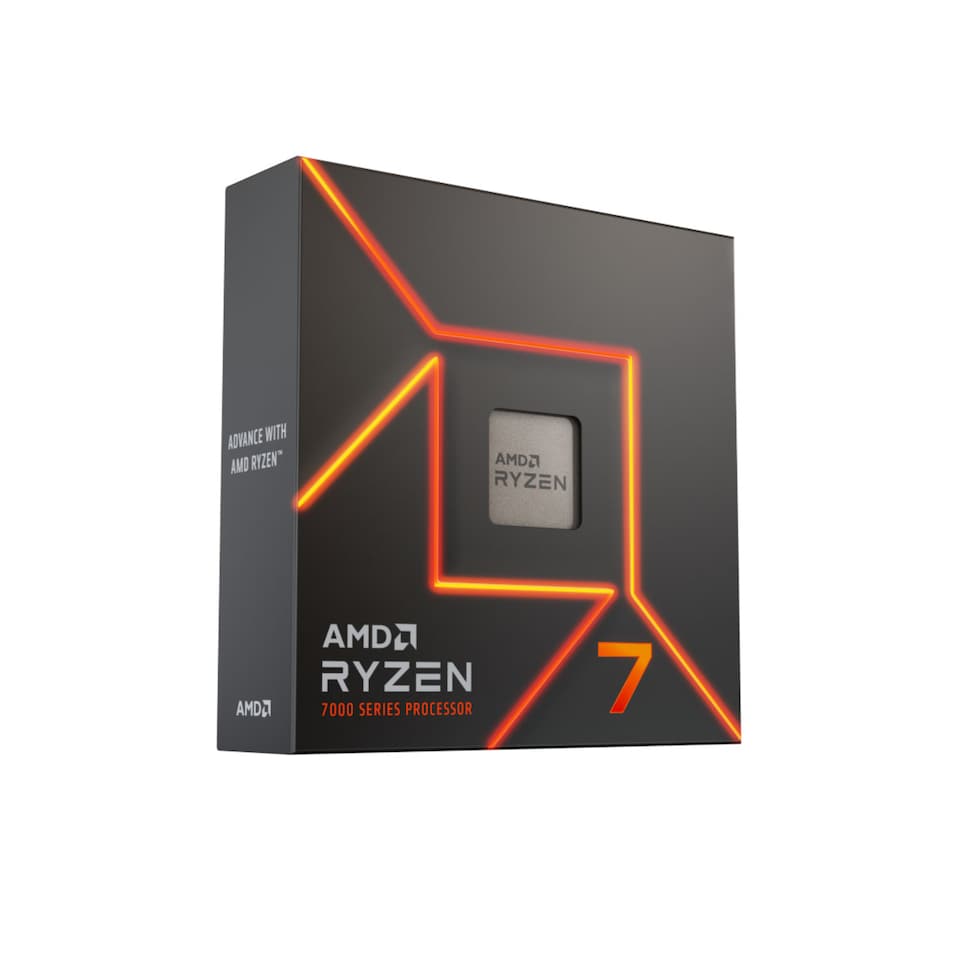 image 1 of AMD Ryzen 7 7700X CPU AM5 4.5GHz 8-Core 105W 40MB Cache Processor