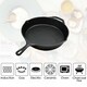image 3 of Toque Frying Pan Non Stick Cast Iron 30cm Steak Skillet Round BBQ Grill Camping