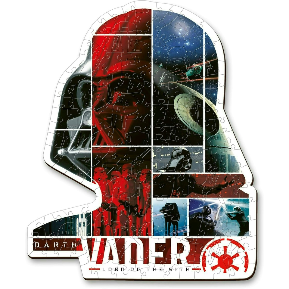 image 1 of Trefl Darth Vader Wooden Puzzle - 160 Pieces