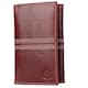 image 1 of CRICKET-GIFTS - Buffalo Leather Travel Wallet | 5 Card Slots & ID Pouch | Mobile Phone Zip Area | Multicoloured, OneSize Red