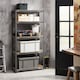 image 3 of 5-Tier Garage Storage Shelving Unit, Adjustable Heavy-Duty Steel Rack, Grey