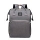 image 1 of Multifunctional Folding Cot and Changing Bag | Grey | Grey