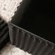 image 10 of OHS Soft Fleece Ribbed Long Rectangle Foldable Footstool Seat Storage Organiser Ottoman Grey