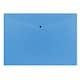 image 1 of Pack of 12 Janrax A3 Blue Document Wallets - Button Stud Folder