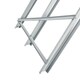 image 8 of DURHAND Saw Horse Steel Support Heavy Duty Foldable Design Sawtooth, Silver