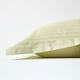 image 2 of Homescapes Sage Green Egyptian Cotton Ultrasoft Kingsize Oxford Pillowcase 330 TC