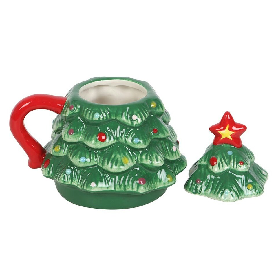 image 1 of Nostalgic Green Christmas Tree Mug Green