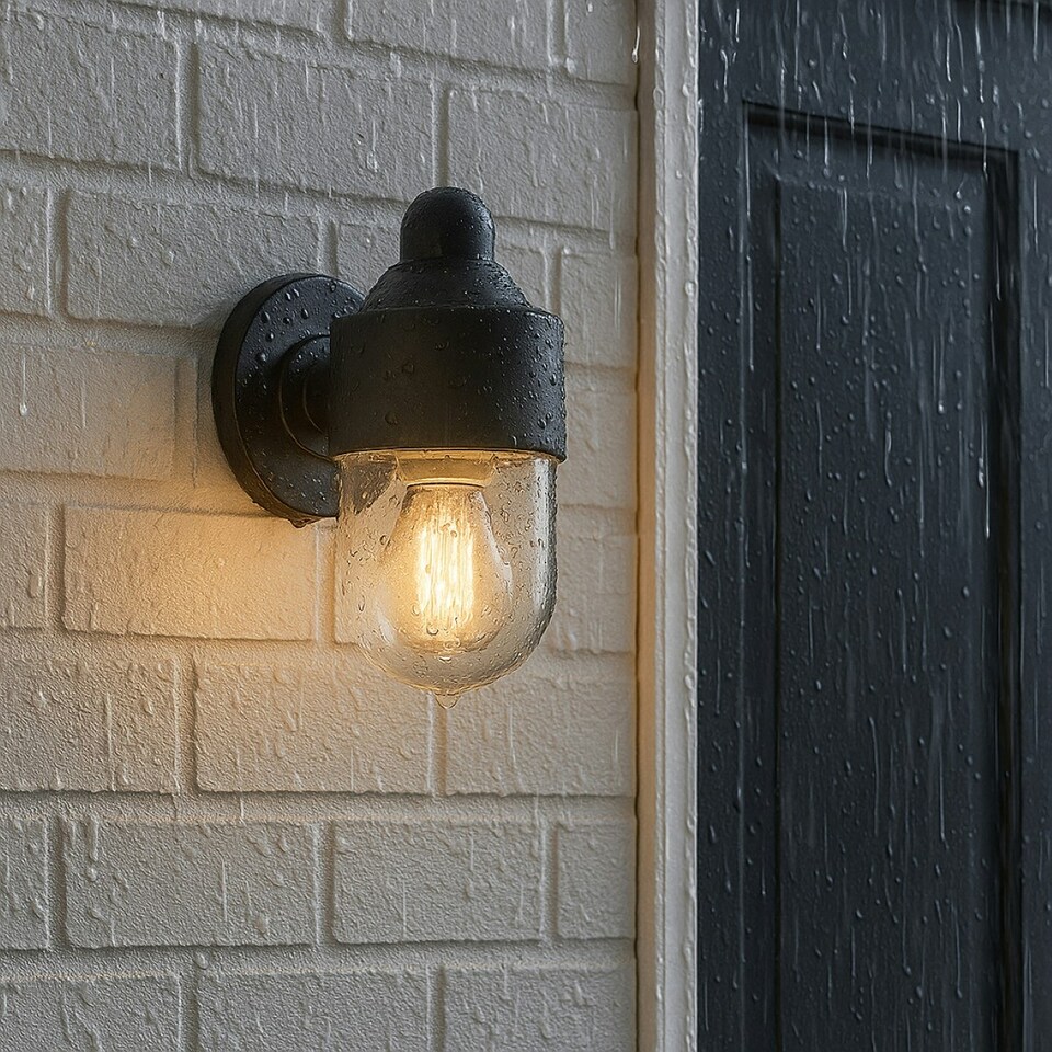 image 1 of CGC VERONICA Black Cylinder Modern Outdoor Light Black