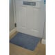 image 2 of Groundsman Basic Ribbed Indoor Door Mat - Blue - 40cm x 60cm