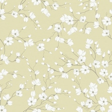 Sample of Spring Blossom Wallpaper in Yellow Multi