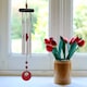 image 2 of Woodstock Outdoor Chakra Wind Chime - Red Coral