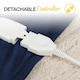 image 3 of MONHOUSE Heated Throw - Electric Blanket - Digital Controller - Timer up to 9 hours, 9 Heat Settings - Machine Washable - Single 130X160cm - NAVY SHEARLING