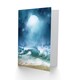 image 2 of Beach And Moon Digital Collage Greetings Card