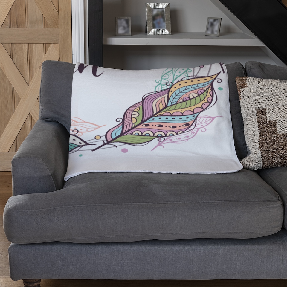 image 1 of Follow Your Heart Blanket | Multi