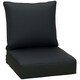 image 9 of Outsunny Outdoor Seat and Back Cushion Set,Olefin Patio Chair Cushion 