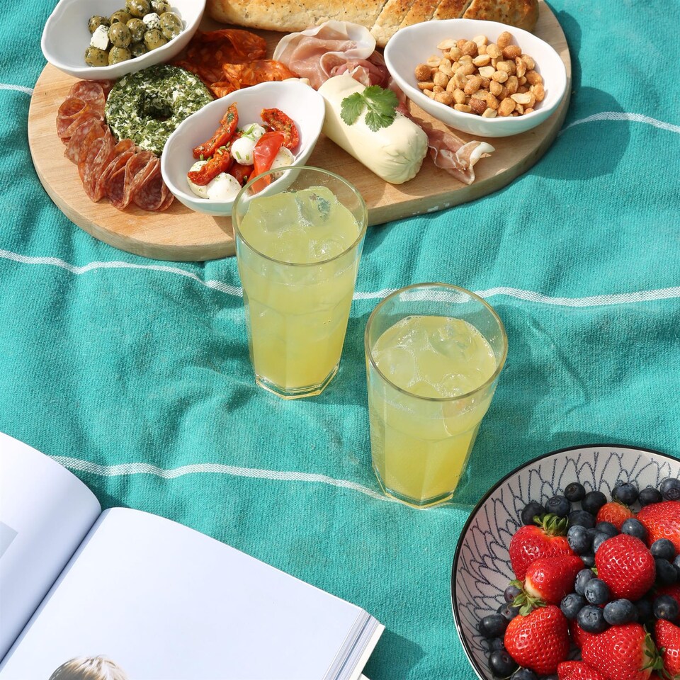 image 1 of Argon Tableware Reusable Plastic Highball Glasses - 580ml - Pack of 6 | Clear | Clear