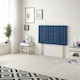 image 3 of Astoria Divan Bed Base with 30 Inch Diamonte Button Headboard Plush Velvet | Blue | Navy | Double