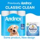 image 2 of Andrex Toilet Rolls Classic Clean Fragrance-Free 2 Ply Toilet Paper, 24 Rolls | White | 3 Pack | 3
