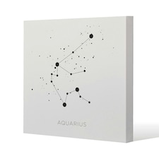 Star constellation zodiac aquarius (canvas) 90 x 90 x 4cm
