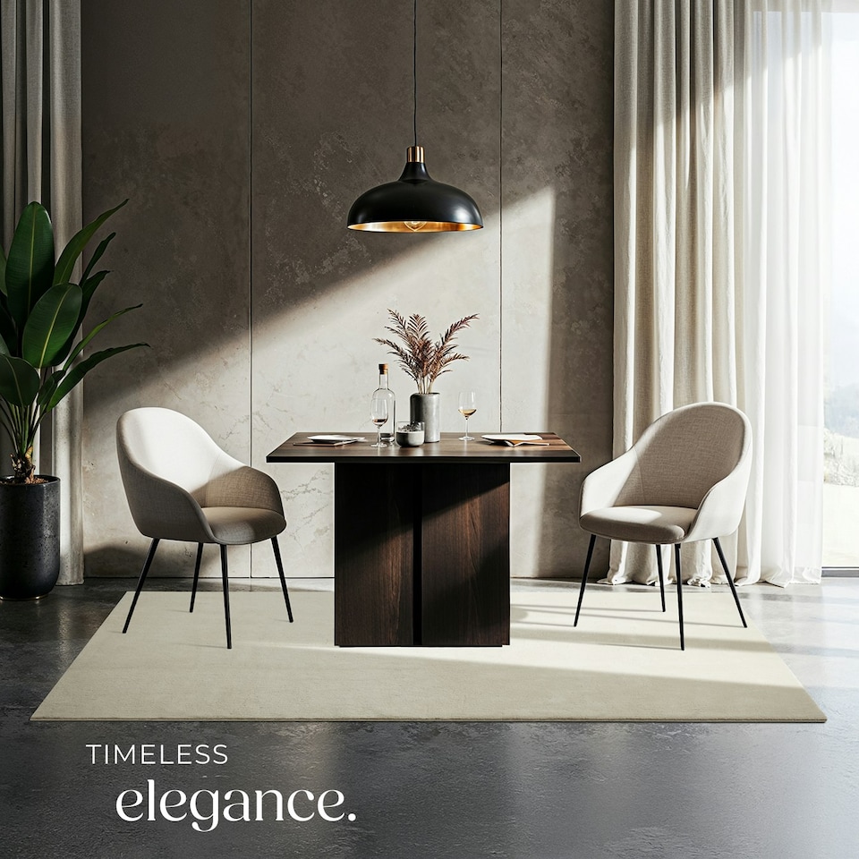 image 1 of Rug Zonelle - short pile and ultra-soft, rectangular or round Cream | 120 x 170 cm