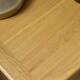 image 5 of Premium Langford Oak Compact 1 Drawer Bedside Table with Shelf