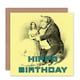 image 1 of Hippo and Woman Couple Humour Fun Weird Vintage Birthday Card
