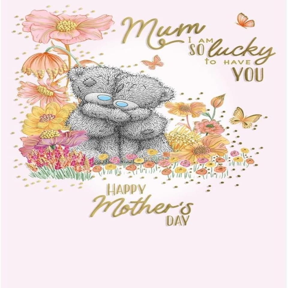 image 1 of Bears Hugging Lucky to Have You Mother's Day Card