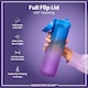 image 4 of Leak Proof 1 Litre Water Bottle, BPA Free, 1000ml (32oz) | Blue | Blue & Pink | 1L