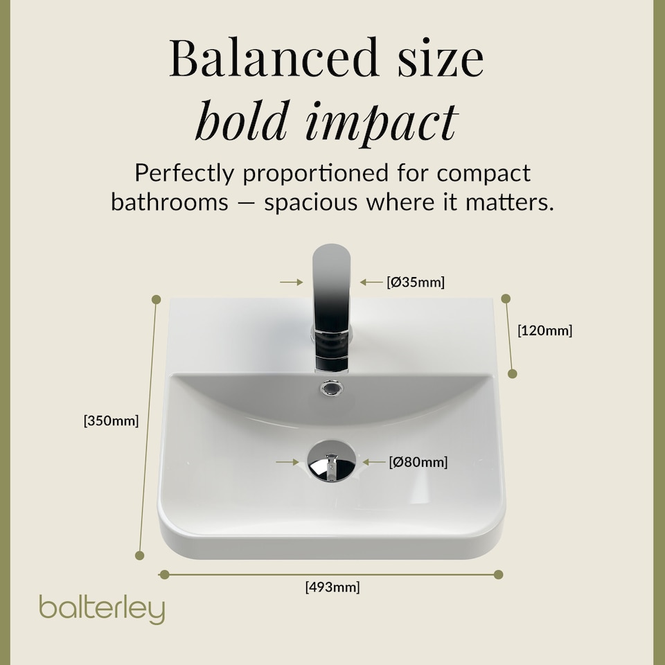 image 1 of Balterley Curve Modern Bathroom Floor Standing 1 Door Vanity Unit Basin | White | Gloss White