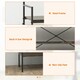 image 5 of HOMCOM Coat Rack, Coat Stand with Shoe Storage, 5 Hooks Brown