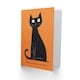 image 2 of Cat Lover Lady Mid Century Modern Pet Orange Her Birthday Card