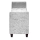 image 8 of Vida Designs Seville Storage Ottoman Bedroom Hallway Chest Bench, Crushed Velvet Silver | Silver | Silver