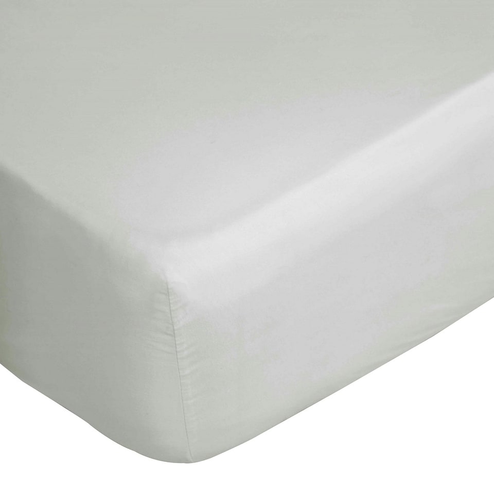 image 1 of Belledorm Cotton Sateen 1000 Thread Count Extra Deep Fitted Sheet - Ivory - Single