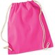 image 3 of Westford Mill Cotton Gymsac Bag - 12 Litres - Fuchsia - One Size | Multi | One Size