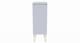 image 3 of Dallas 5 Drawer Tall Bedside Cabinet in White Matt (Ready Assembled) | White | White Matt