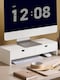 image 2 of SoBuy BBF02-W,Computer Monitor Stand Monitor Riser with 2 Drawers | White | White | 1