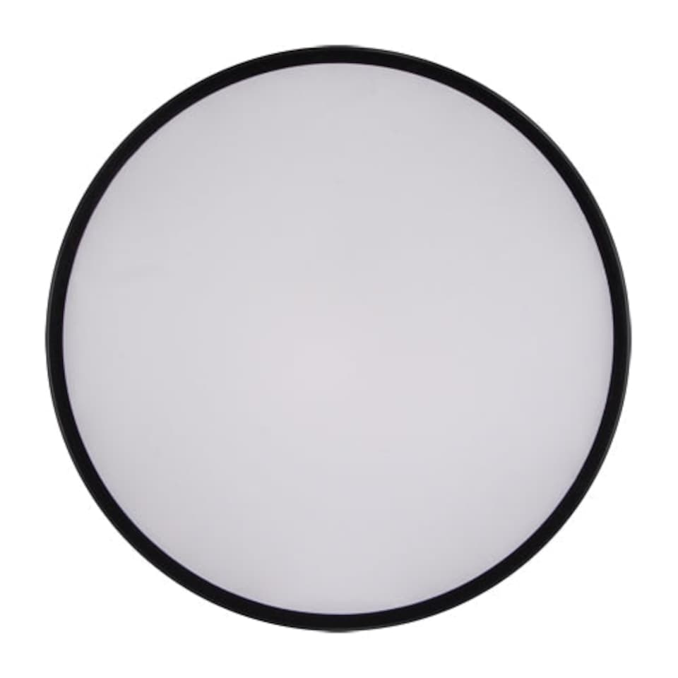 image 1 of CGC LUNA Black Round Ceiling Wall Light Surface Mount 48W Black