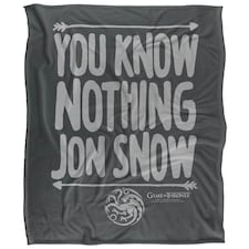 Game Of Thrones You Know Nothing Blanket - Multicoloured - One Size