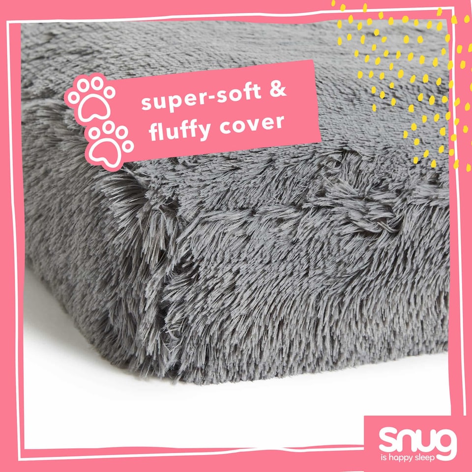 image 1 of Snug Super Fluffy Pet Bed, Spare Cover Only