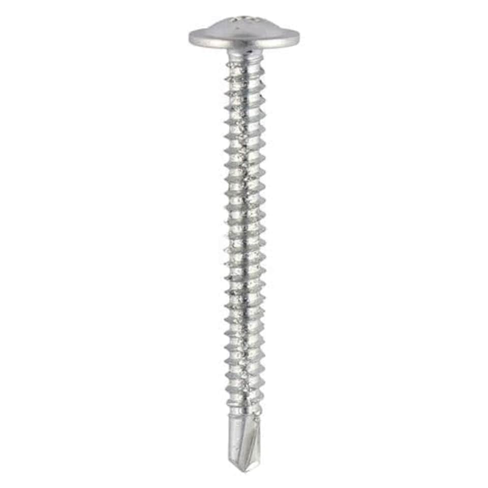 Timco - Baypole Screws - Wafer Flange - PH - Self-Drilling Point - Zinc ...