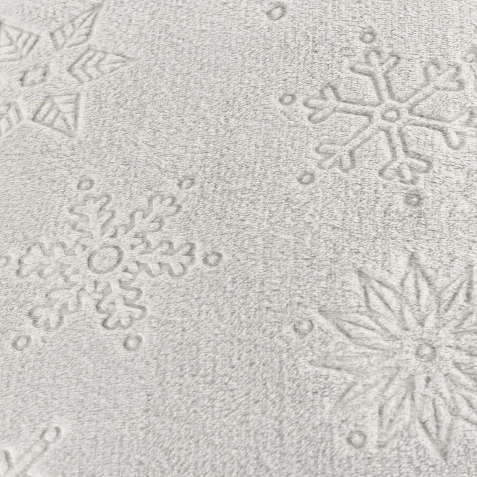 image 1 of furn. Festive Trees Embossed Cushion Grey