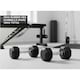 image 2 of Hex Dumbbells 25kg Weight Set 12.5kg Pair Rubber Coated Weights