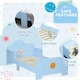 image 4 of ZONEKIZ Toddler Bed w/ Space-themed Patterns, for Boy, Girls, Ages 3-6 Years