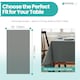 image 2 of Rectangle Wipe Clean Table Cloth, Polyester Table Cover - 52x70 Inch
