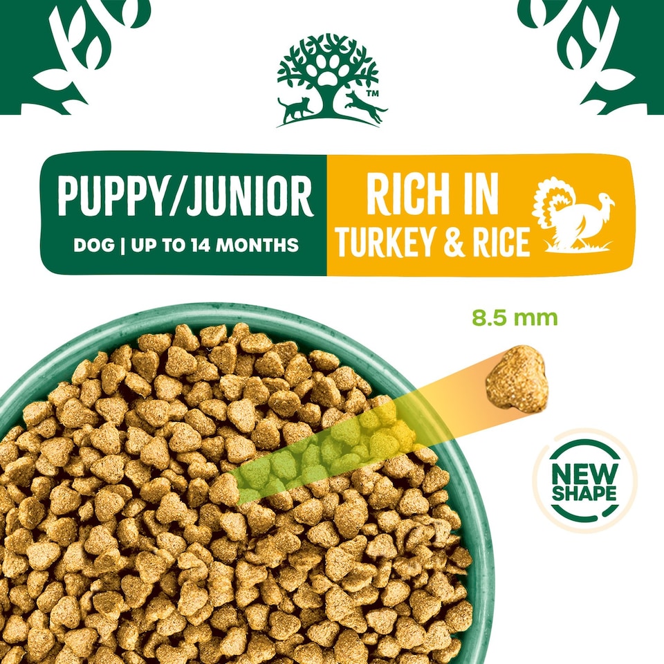 image 1 of James Wellbeloved 2kg Puppy Dry Food and 48 Wet Pouches in Turkey Bundle