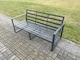 image 4 of Fimous Aluminium Outdoor Garden Sofa Patio Lounge 3 Seater Sofa for Balcony, Terrace,Swimming Pool Dark Grey