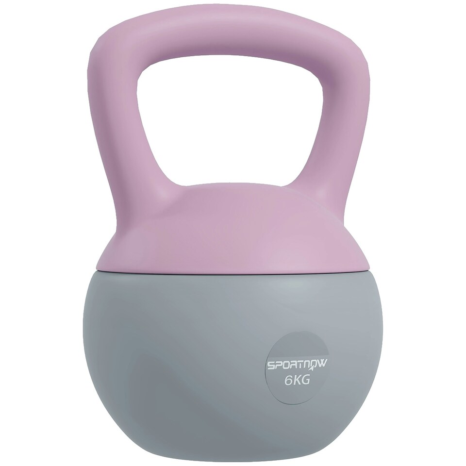 image 1 of SPORTNOW Kettlebell with Soft Body and Non-Slip Handle