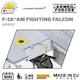image 8 of F-16 AM Fighting Falcon plane brick model - COBI 5893 - 500 bricks